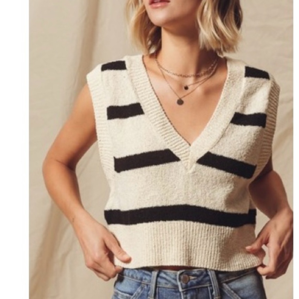 New with tags knit sweater vest size small